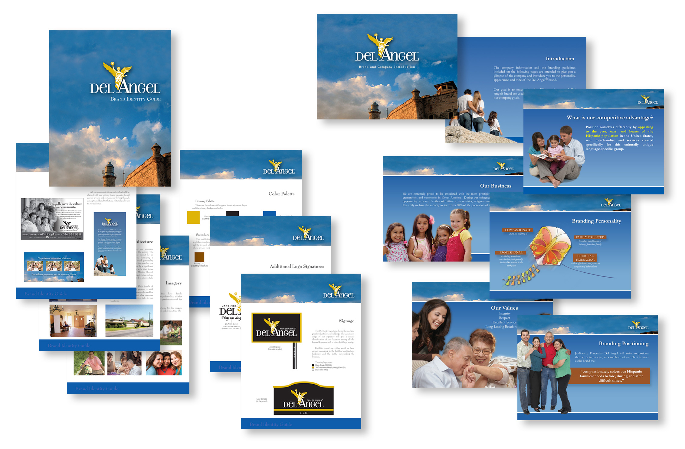 Jardines y Funerarias Del Angel Branding Guidelines